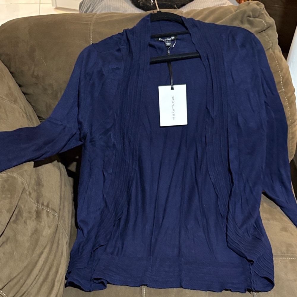 41 Hawthorn Deep Blue Knit Cardigan